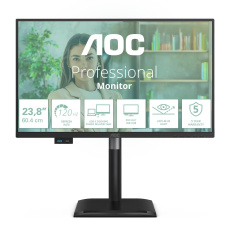 AOC MT IPS LCD WLED 23,8" 24P4CV - IPS panel, 1920x1080, 120Hz, HDMI, DP, USB-C, USB Hub, RJ45, Pivot, repro AOC MT IPS LCD WLED 23,8" 24P4CV - IPS panel, 1920x1080, 120Hz, HDMI, DP, USB-C, USB Hub, RJ45, Pivot, repro