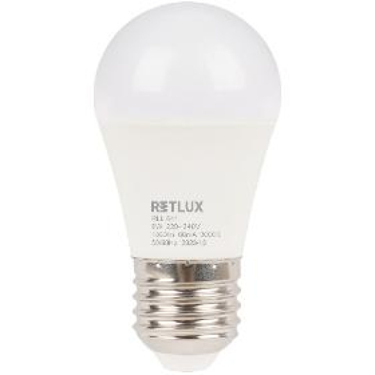 LED Mini Globe RLL 641 G45 E27 miniG 8W WW D RETLUX