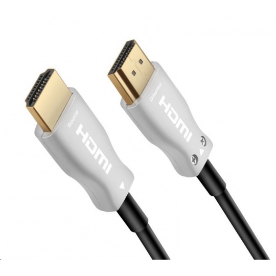 PREMIUMCORD HDMI optický kábel s vysokou rýchlosťou s Ether. 4K@60Hz, 40 m, M/M, pozlátené konektory
