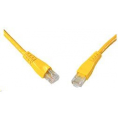 Solarix Patch kabel CAT5E UTP PVC 2m žlutý snag-proof C5E-114YE-2MB
