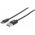 MANHATTAN kábel Hi-Speed USB-C, C Male / A Male, 3 m, čierny