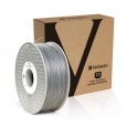 VERBATIM Filament pre 3D tlačiarne PLA 1.75mm, 335m, 1kg strieborná/kovovo sivá (55275)