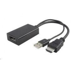 Adaptér PREMIUMCORD HDMI na DisplayPort s napájacím zdrojom