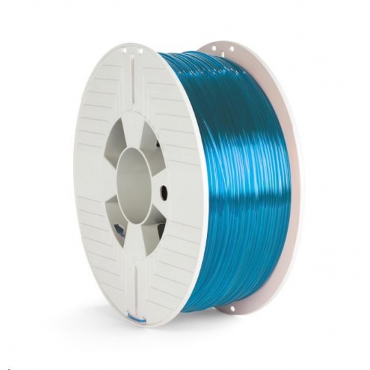 VERBATIM Filament pre 3D tlačiarne PET-G 1.75mm, 327m, 1kg modrá transparentná