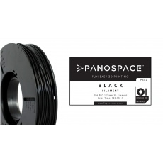 Typ FILAMENTU Panospace: PLA -- 1,75 mm, 1000 gramov na rolke - čierny