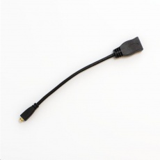 Adaptér Raspberry Pi HDMI na microHDMI, 20 cm, čierny