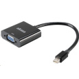 Adaptér AKASA Mini DisplayPort na VGA (D-SUB), 20 cm