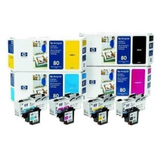 HP 80 Yellow Printhead + Printhead Cleaner, C4823A HP 80 Yellow Printhead + Printhead Cleaner, C4823A