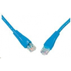 Solarix Patch kabel CAT5E UTP PVC 2m modrý snag-proof C5E-114BU-2MB