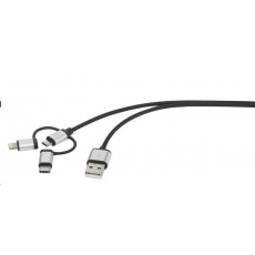 IPad/iPhone/iPod datový kabel/nabíjecí kabel Renkforce RF-3334580, 1.50 m, tmavě šedá IPad/iPhone/iPod datový kabel/nabíjecí kabel Renkforce RF-3334580, 1.50 m, tmavě šedá