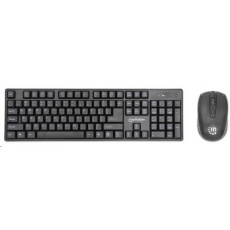 MANHATTAN Wireless Keyboard Mouse Combo, US layout, black MANHATTAN Wireless Keyboard Mouse Combo, US layout, black