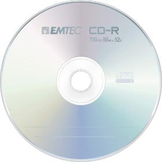 Médiá CD-R 700MB/80MIN/52x 10 ks EMTEC