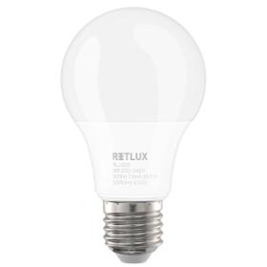 LED Classic RLL 603 A60 E27 bulb 9W WW D RETLUX