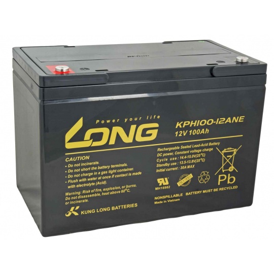 LONG batéria 12V 100Ah M6 DeepCycle (KPH100-12ANE)