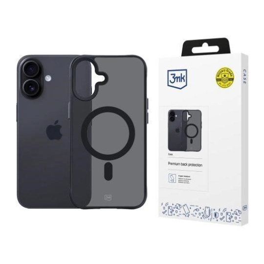 3mk ochranný kryt Smoke MagCase pro Apple iPhone 17