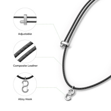 PLAUD Note Pin Lanyard Black - Řemínek na krk, černý PLAUD Note Pin Lanyard Black - Řemínek na krk, černý
