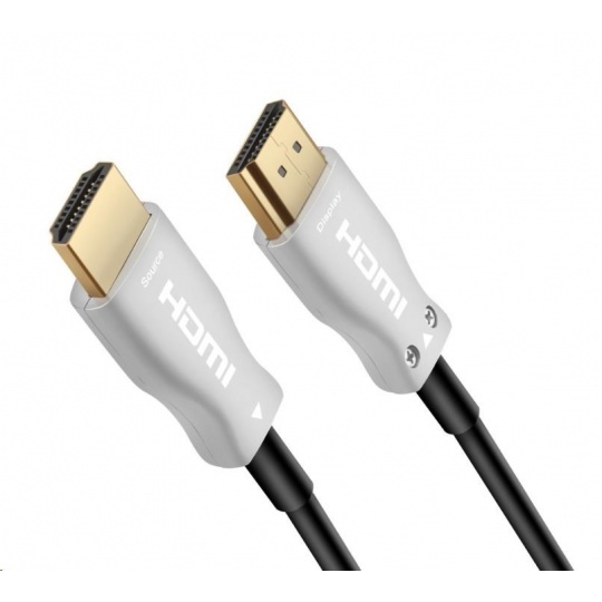 PREMIUMCORD HDMI optický kábel s vysokou rýchlosťou s Ether. 4K@60Hz, 20 m, M/M, pozlátené konektory
