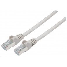 Intellinet patch kabel, Cat6 Certified, CU, S/FTP, LSOH, RJ45, 0.25 m, šedý