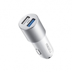 MEIZU Dual-Port nabíječka do auta 36W, bílá-stříbrná MEIZU Dual-Port nabíječka do auta 36W, bílá-stříbrná