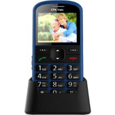 Mobilný telefón Halo 21 Senior blue, charging stand CPA