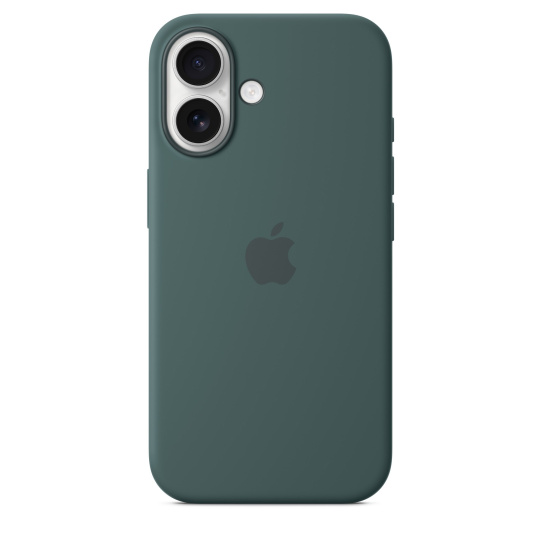 APPLE iPhone 16 Silicone Case with MagSafe - Lake Green APPLE iPhone 16 Silicone Case with MagSafe - Lake Green