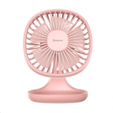 Baseus stolní mini ventilátor Růžová Baseus stolní mini ventilátor Růžová