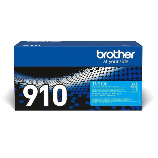 Toner BROTHER TN-910C pre HLL-9310CDW/MFC-L9570CDW, 9.000 strán, azurová farba