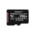 Kingston 256GB micSDXC Canvas Select Plus 100R A1 C10 - 1 ks