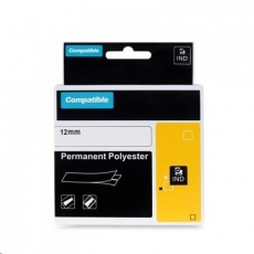 Kompatibilná páska PRINTLINE s DYMO 40914, S0720690, 9 mm x 7 m, modrá tlač / biele pozadie, D1 Kompatibilná páska PRINTLINE s DYMO 40914, S0720690, 9 mm x 7 m, modrá tlač / biele pozadie, D1