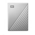 WD My Passport ULTRA 4 TB Ext. 2.5" USB3.0 Strieborný USB-C