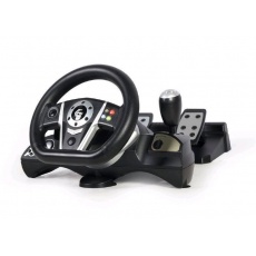 GEMBIRD Volant + pedály STR-M-01, PC/PS3/PS4/SWITCH GEMBIRD Volant + pedály STR-M-01, PC/PS3/PS4/SWITCH