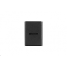 TRANSCEND Externý SSD disk ESD270C 1 TB, prenosný, USB 3.1 Gen.2, typ C a A, dva káble 520/460 MB/s, čierna