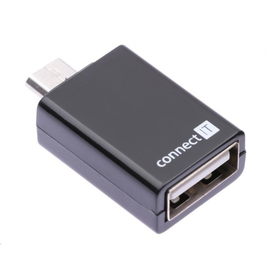 CONNECT IT Redukcia USB 2.0 A - Micro B OTG (F/M, kompatibilný s On The Go)