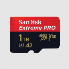 SanDisk micro SDXC karta 1TB Extreme PRO (200 MB/s Class 10, UHS-I U3 V30) + adaptér