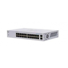 Cisco switch CBS110-24T, 24xGbE RJ45, 2xSFP (combo with 2 GbE), fanless - REFRESH