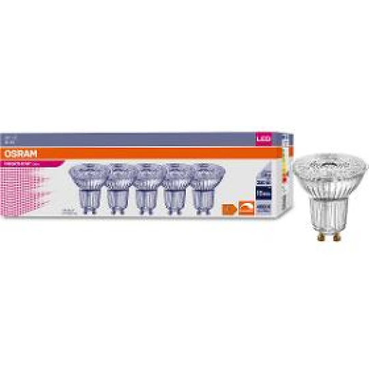 Žiarovka LPPAR16D5036 4,5W 230V GU10 5-pack OSRAM