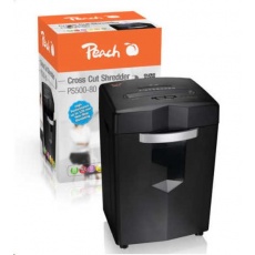 Peach Auto Cross Cut Shredder w. CD, PS500-80 / skartovač Peach Auto Cross Cut Shredder w. CD, PS500-80 / skartovač