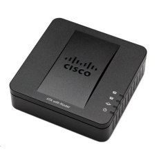 BAZAR - Cisco SPA122, 2-Port Phone Adapter, 2xFXS, 1xLAN, 1xWAN port, SIP, REFRESH - Poškozený obal (Komplet)