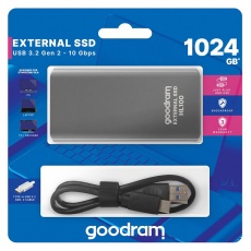 GOODRAM externí SSD HL100, USB-C, 2TB GOODRAM externí SSD HL100, USB-C, 2TB