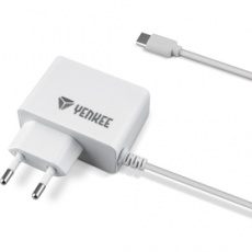 USB C kábel YAC 2027WH Type C nabíjačka 2A YENKEE USB C kábel YAC 2027WH Type C nabíjačka 2A YENKEE