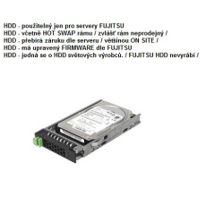 FUJITSU HDD SRV SAS 12G 2TB 7.2K 512e H-P 2.5" BC - TX1330M3 RX1330M3 RX2520M4 RX2540M4 TX1320M3