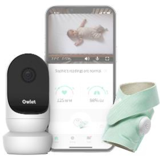 Novorodenecká sada SMART SOCK 3 MINT & CAM 2 BUNDLE OWLET