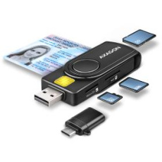Čítačka pamäťových kariet CRE-SMP2A čítačka kariet USB-A + OP