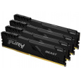 KINGSTON DIMM DDR4 64GB (Kit of 4) 2666MT/s CL16 FURY Beast Černá