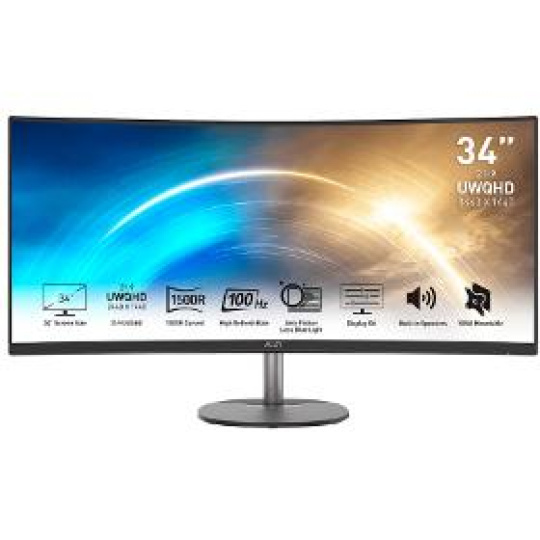 LED monitor PRO MP341CQ 34 3440x1440 100Hz 1ms MSI