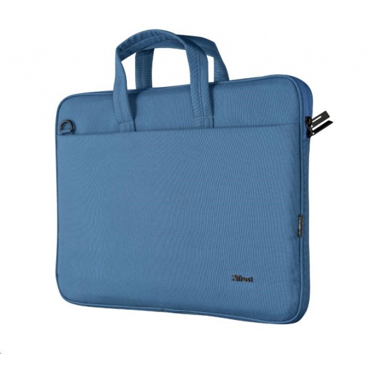 TRUST Taška na notebook 16" Bologna Slim Laptop Bag Eco, modrá