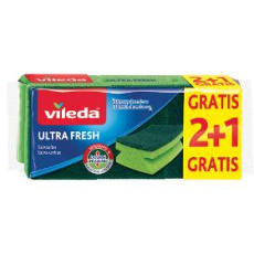 Hubka Ultra Fresh špongia vysoká 2+1ks VILEDA