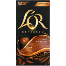 Kapsuly LOR Kapsulová káva príchuť karamel 10 ks LOR