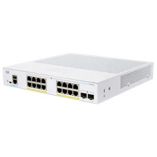 BAZAR - Cisco switch CBS250-16P-2G (16xGbE,2xSFP,16xPoE+,120W,fanless) - REFRESH - rozbaleno