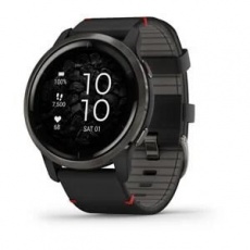Garmin GPS sportovní hodinky Slate/Black Leather Band Garmin GPS sportovní hodinky Slate/Black Leather Band